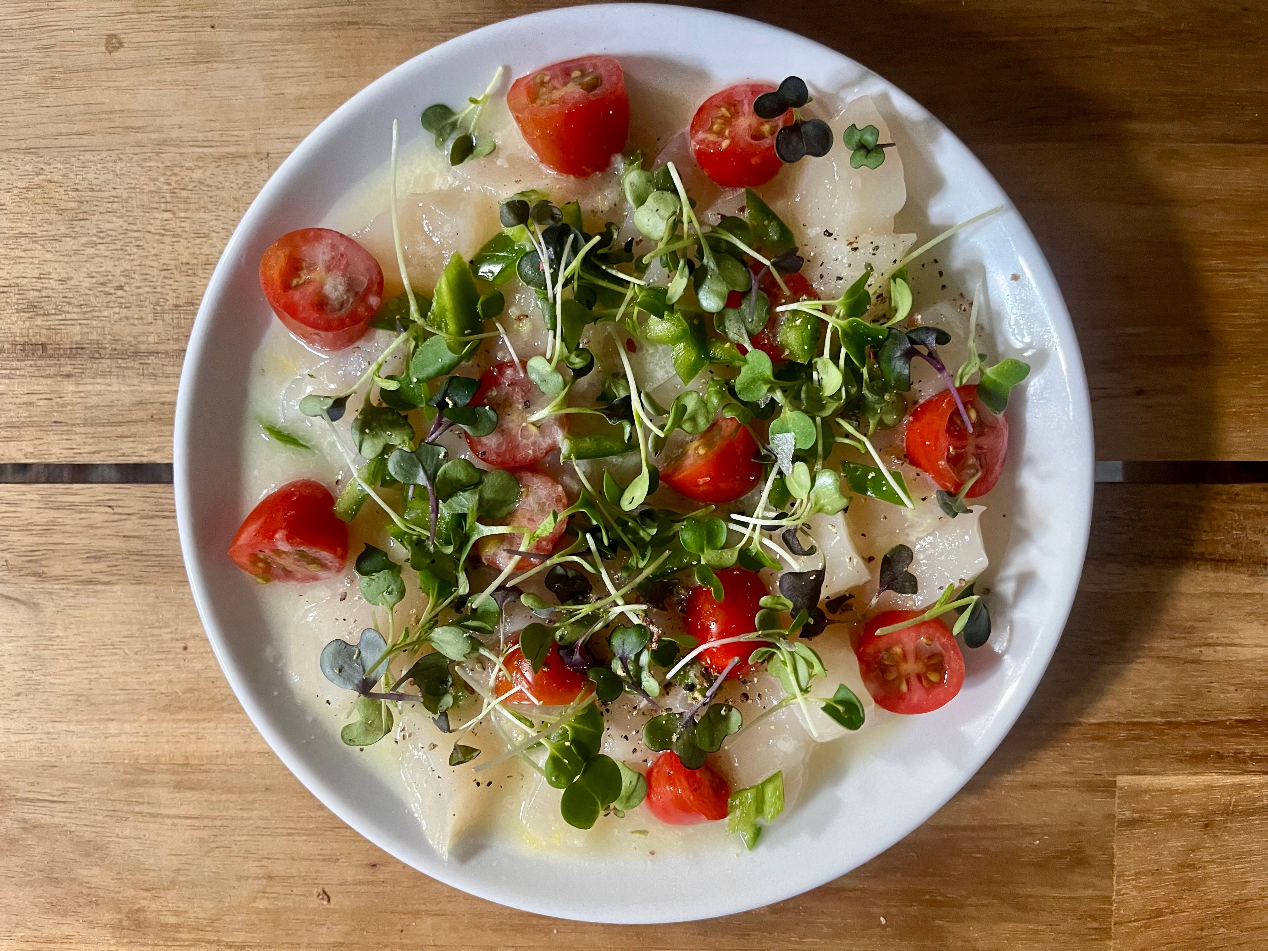 Scallop ceviche