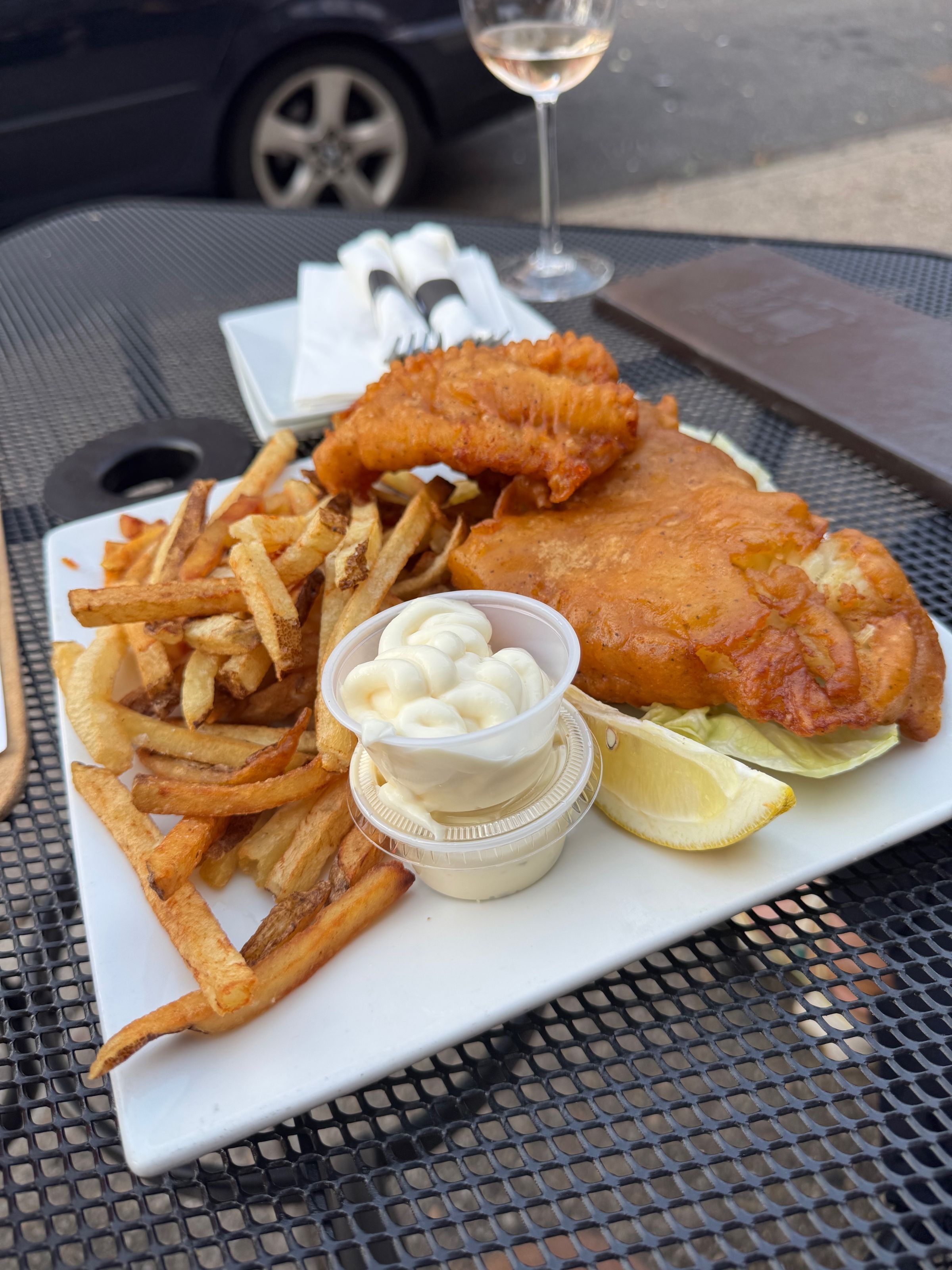 Yes, Fish & Chips help beat the heat...