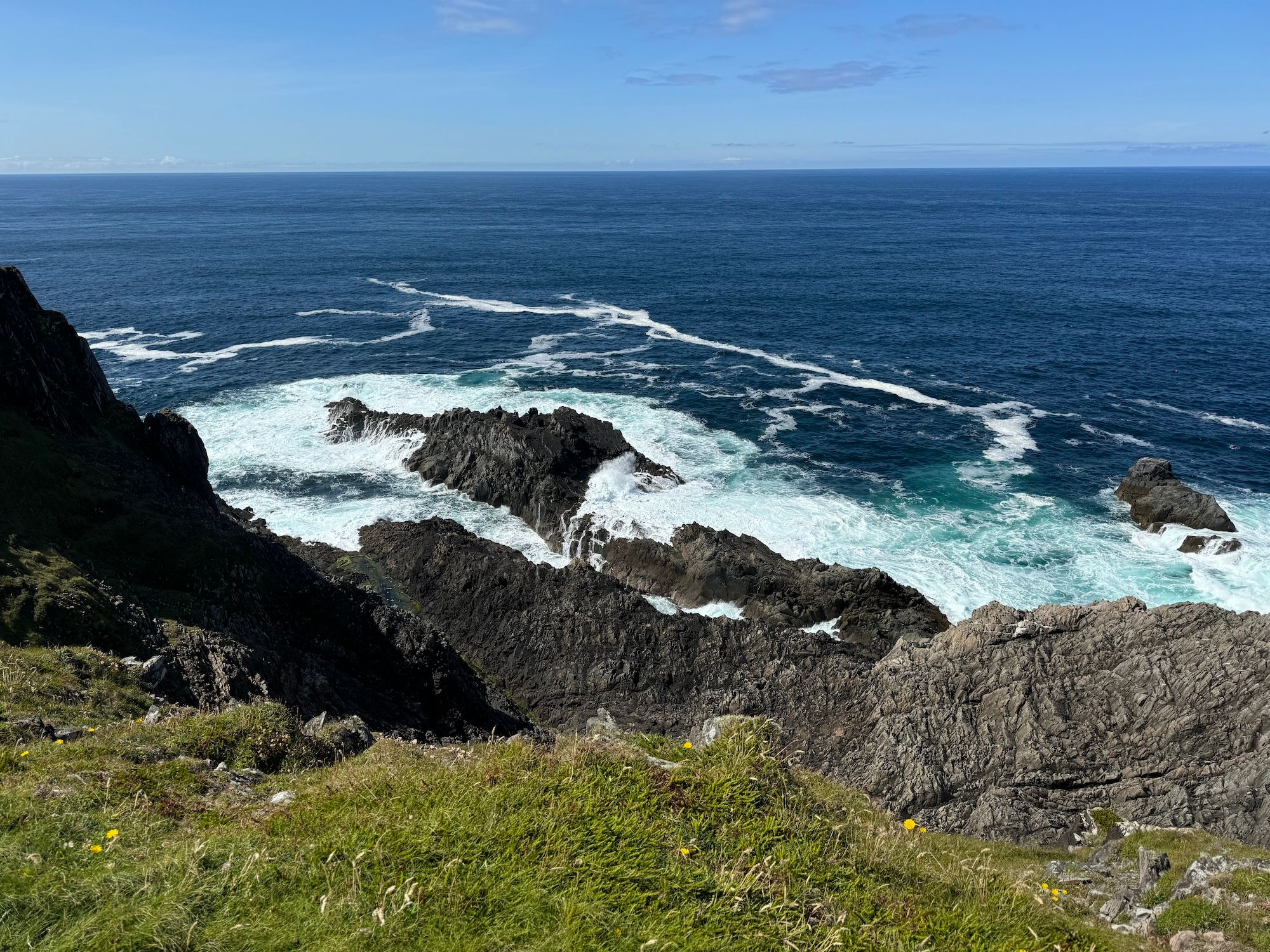 From the top of the cliffs