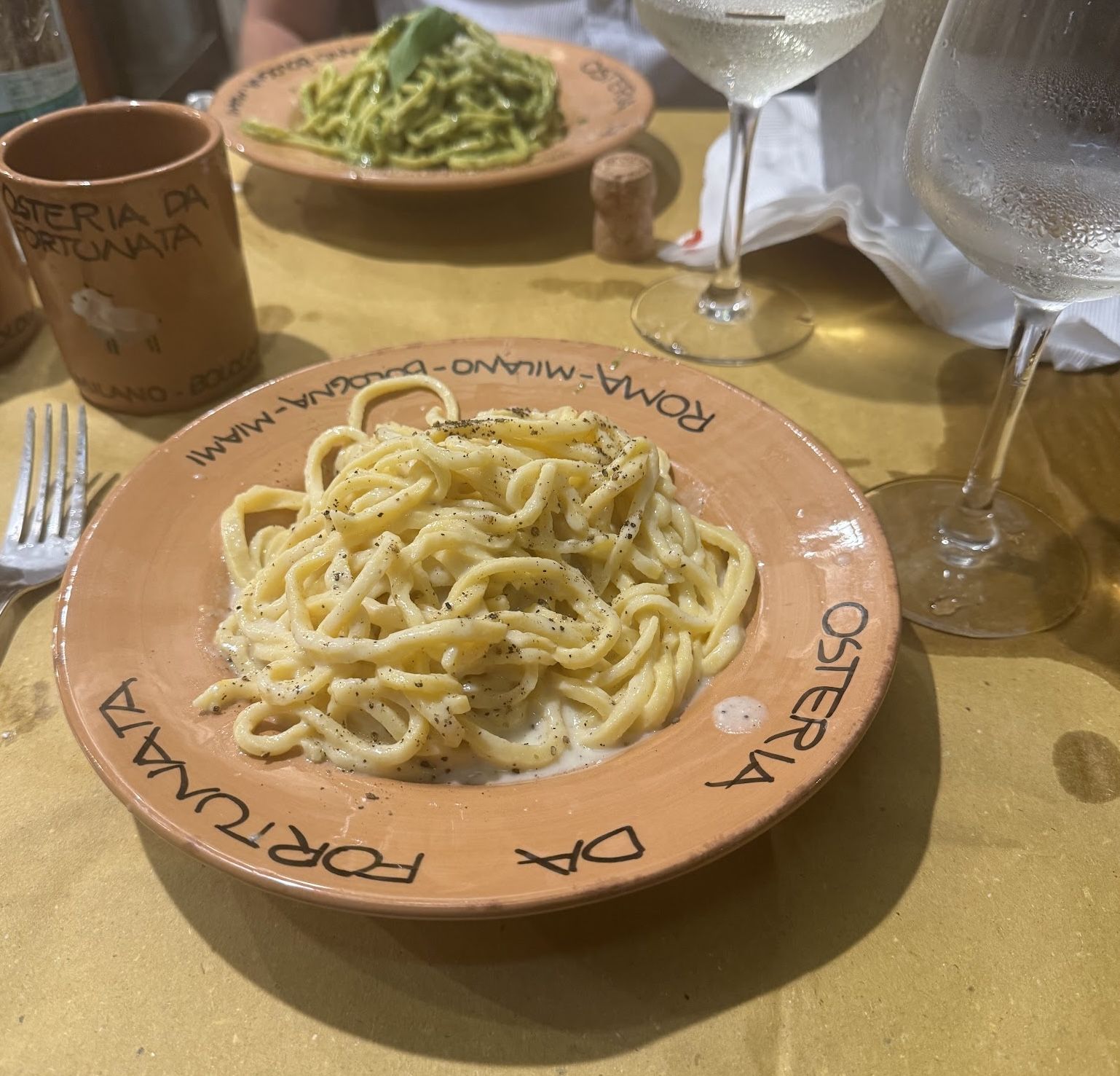 4th Cacio e pepe order in 3 days.