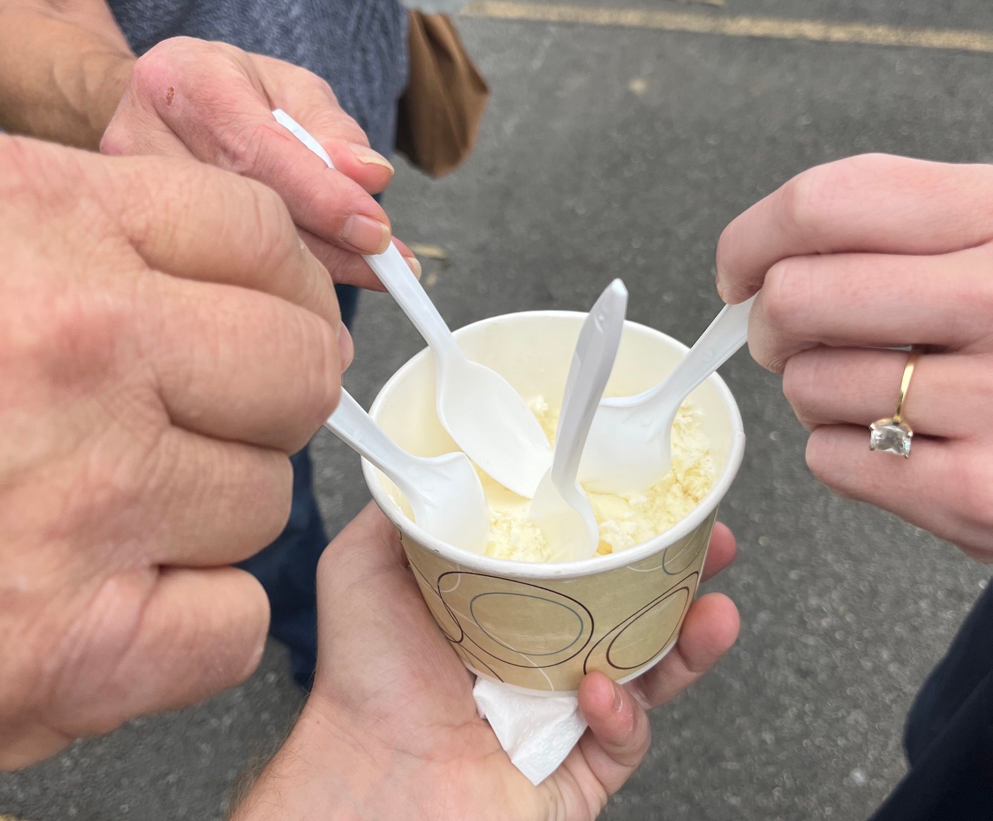 Garlic ice cream in Saugerties, NY